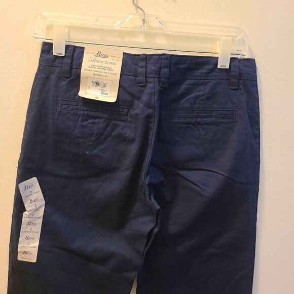 G.H Bass & Co Women Blue Larson Chino Dress Pants Size 0 - Picture 5 of 6